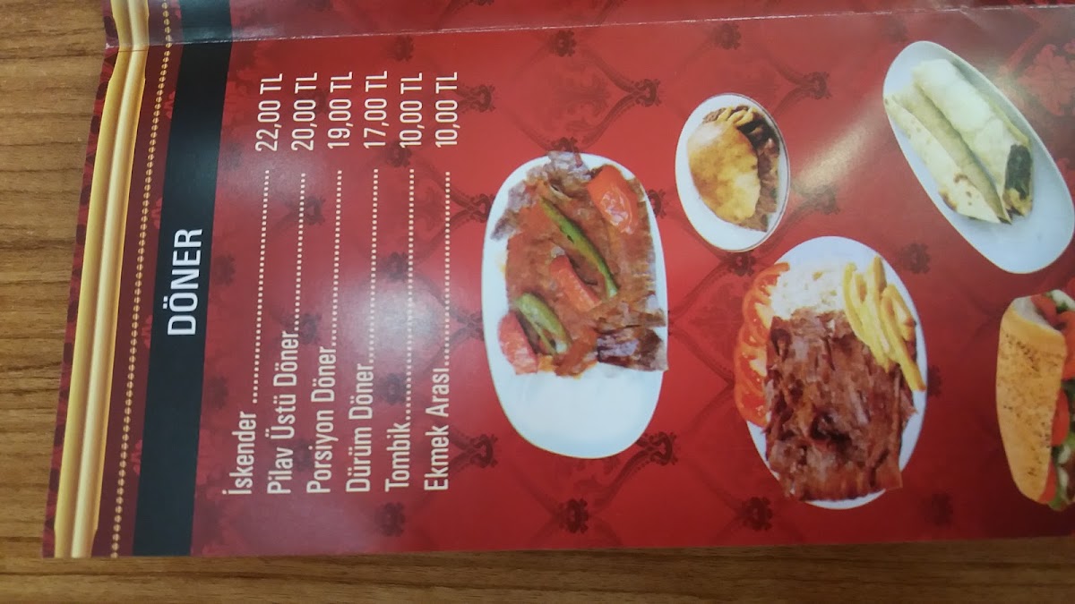 Menu Murat Iskender-1
